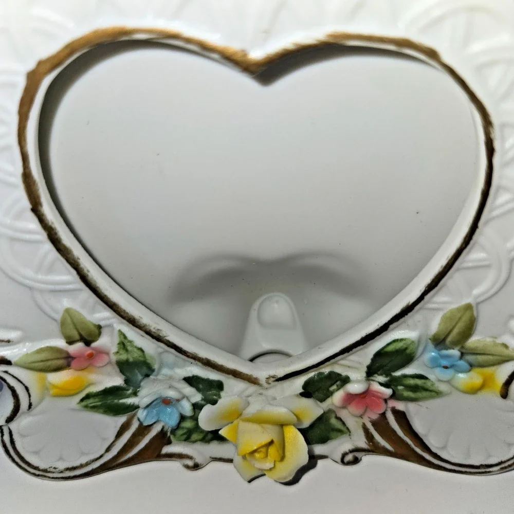 Lego Porcelain Picture Frame Top Loading 3D Porcelain Rose Frame for 3